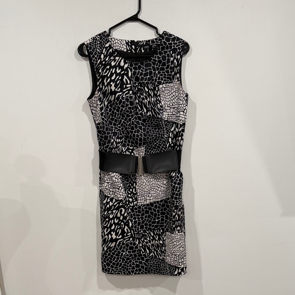 Linea Domani Patterned Midi Dress